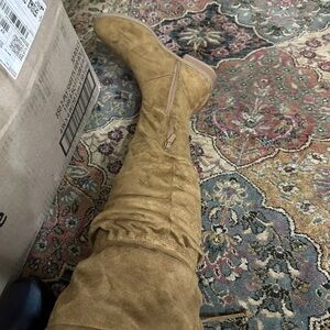 Lane Bryant Women's Tan Over-the-Knee Boots size 8